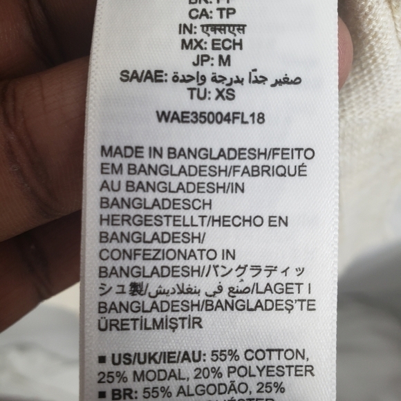 Amazon Essential Beige Long Sleeve Open Front Cardigan Sz XS - Picture 8 of 10